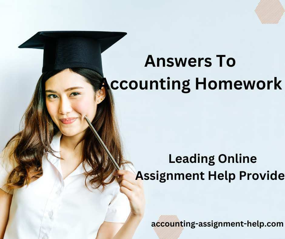 Answers To Accounting Homework
