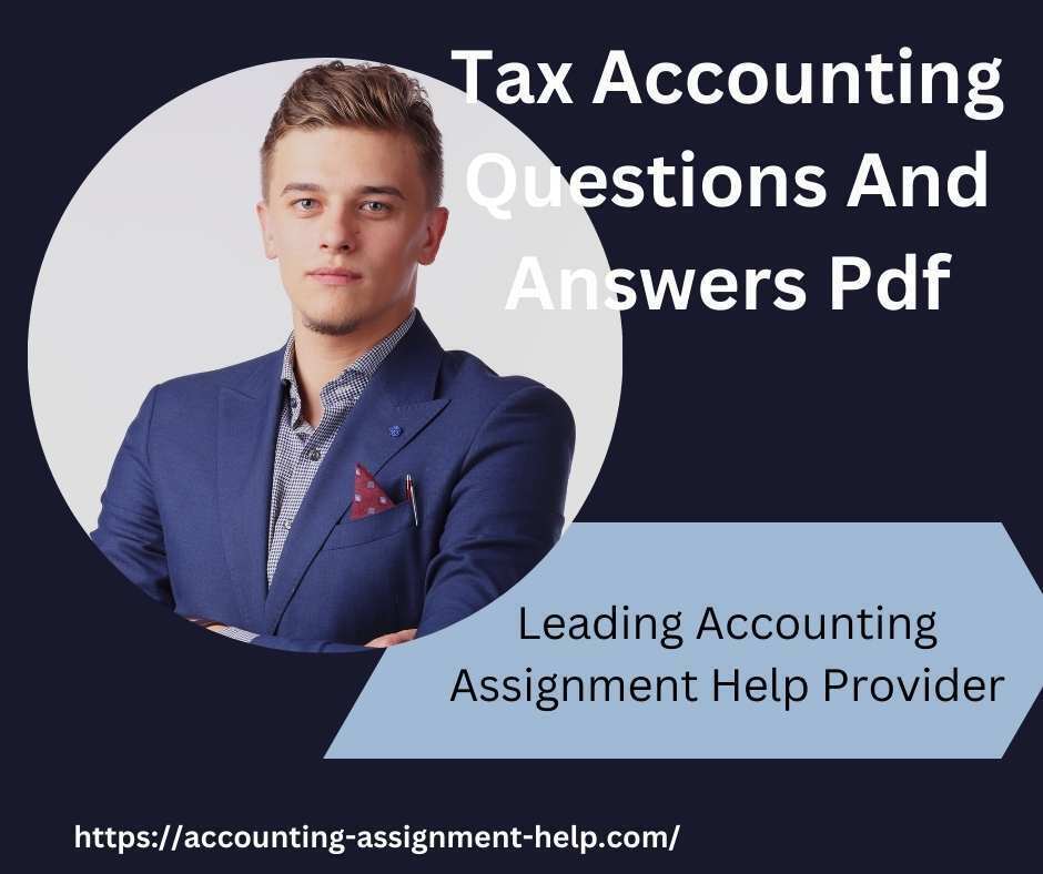 Tax Accounting Questions And Answers Pdf
