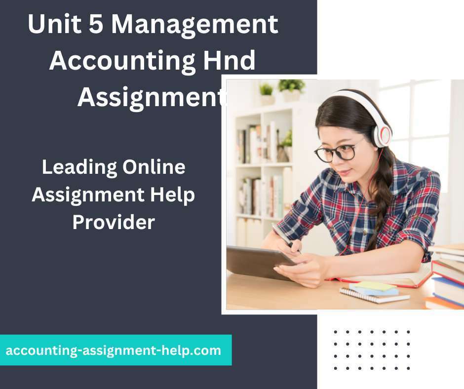 unit 5 management accounting hnd assignment