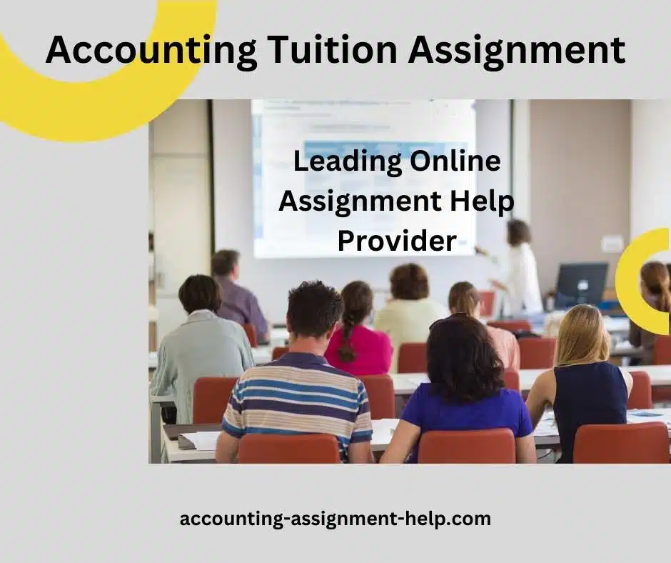 Accounting Tuition Assignment