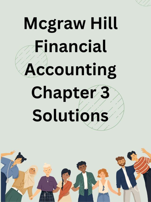 Mcgraw Hill Financial Accounting Chapter 3 Solutions