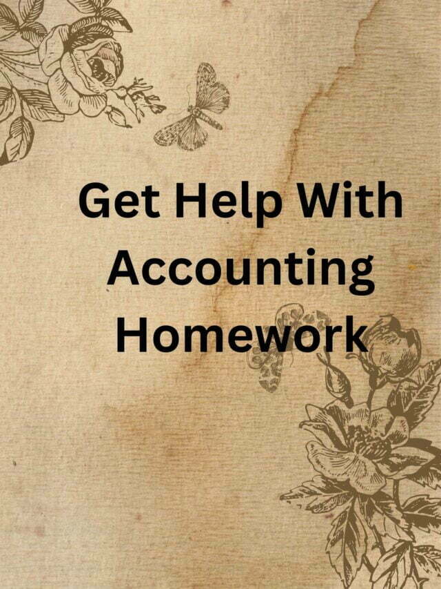 need help in accounting homework