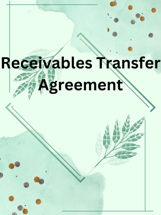 Receivables Transfer Agreement