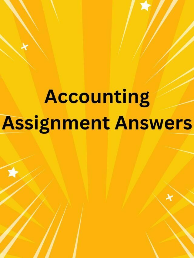 accounting 512 assignment answers