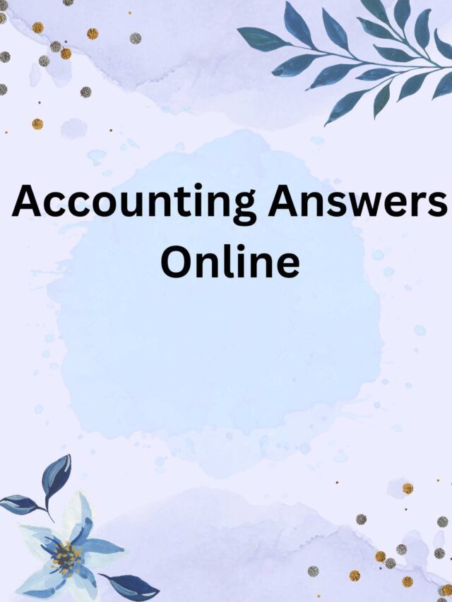 Accounting Answers Online